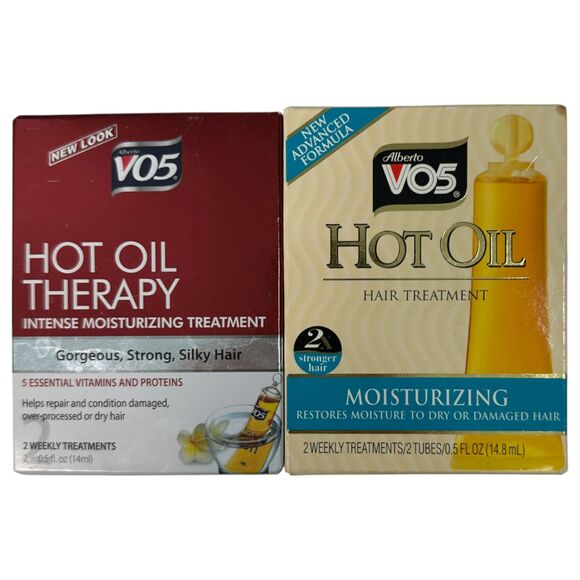 Vo5 Hot Oil Treatment 2 Pack (2 tubes per box = 4 tubes total) .5 fl oz NEW - Picture 1 of 2